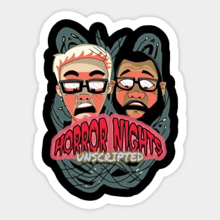 HHN UPDATES X HORROR NIGHTS UNSCRIPTED COLLAB Sticker